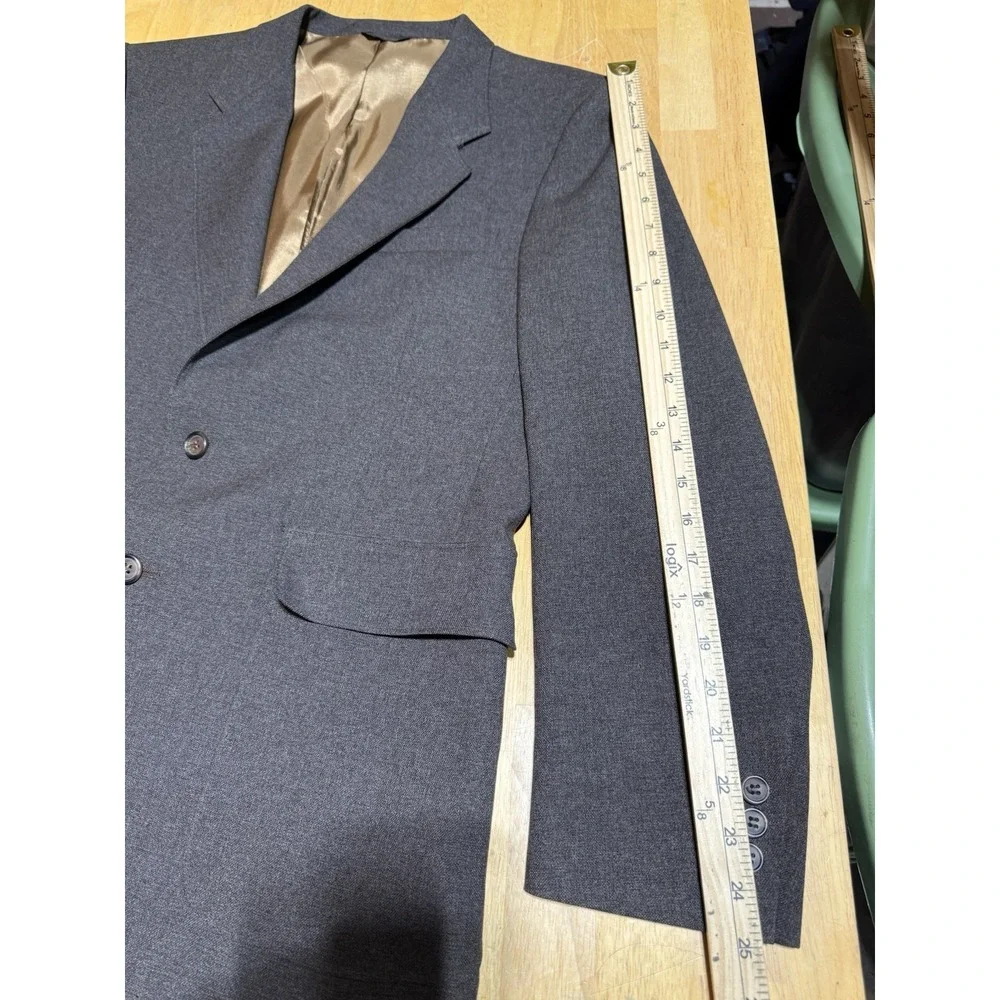Vintage Levi's Action Suit 42R Brown 2 Piece Jacket Pants Single Vent USA